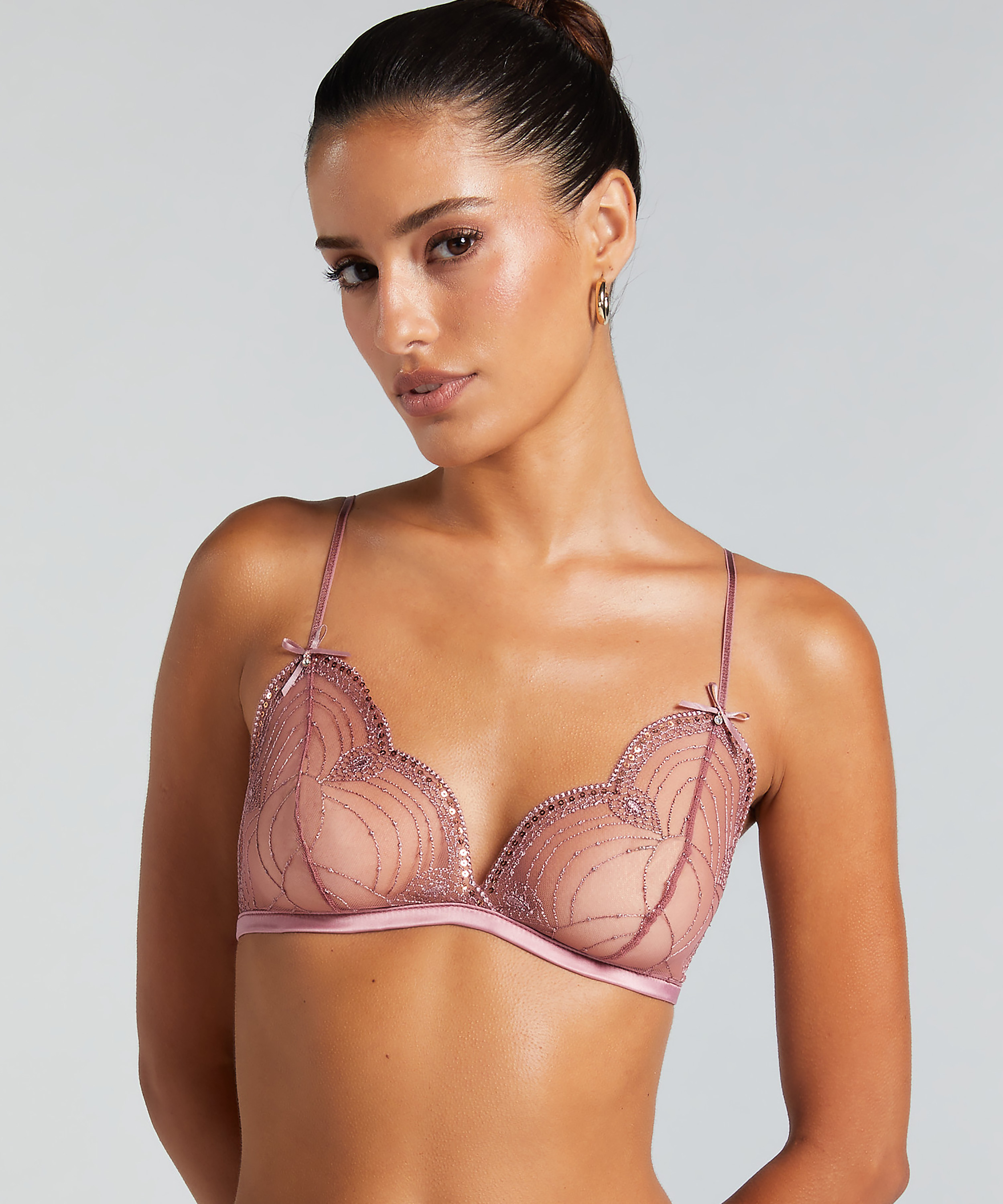 Ruby Bralette, Pink, main
