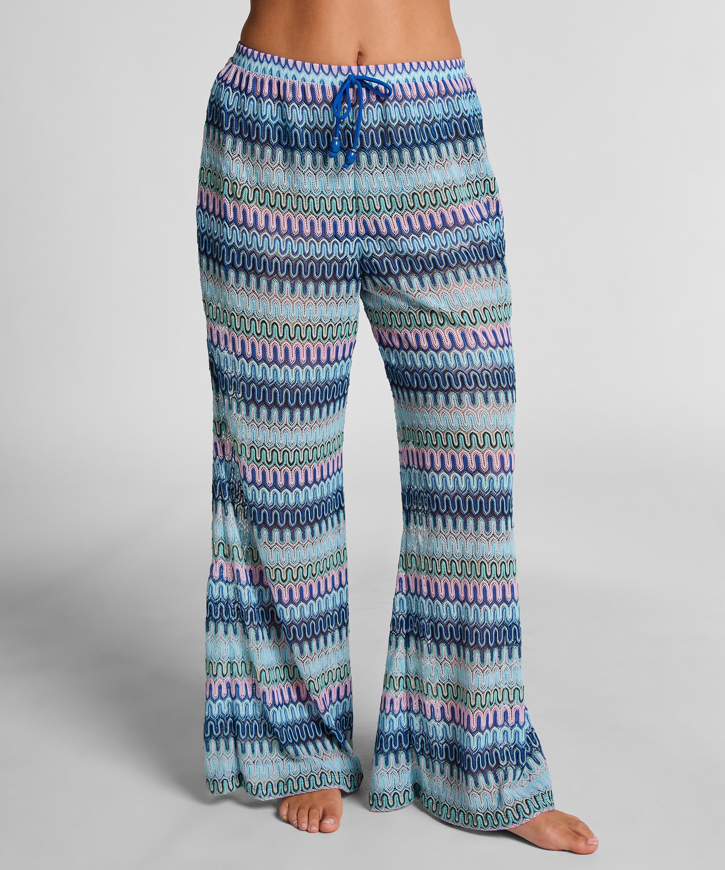 Cali Crochet Pants, Blue, main