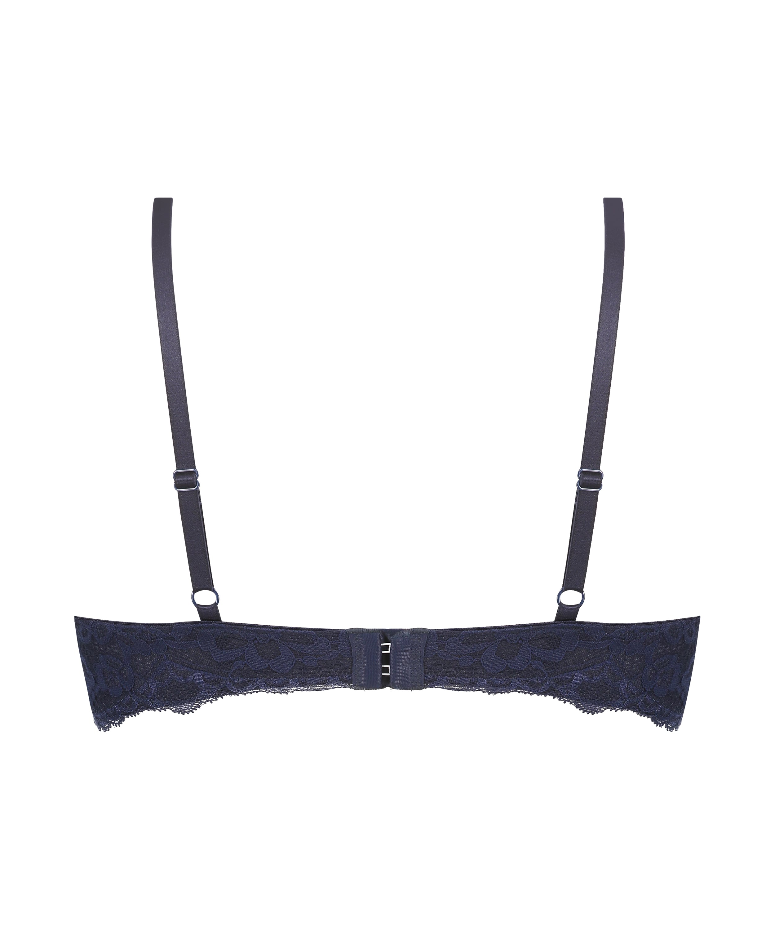 Marine Padded Underwired Bra, Blue, main