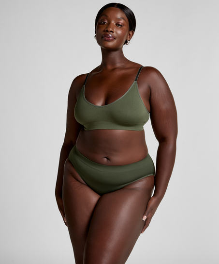 Dide Triangle Bralette, Green