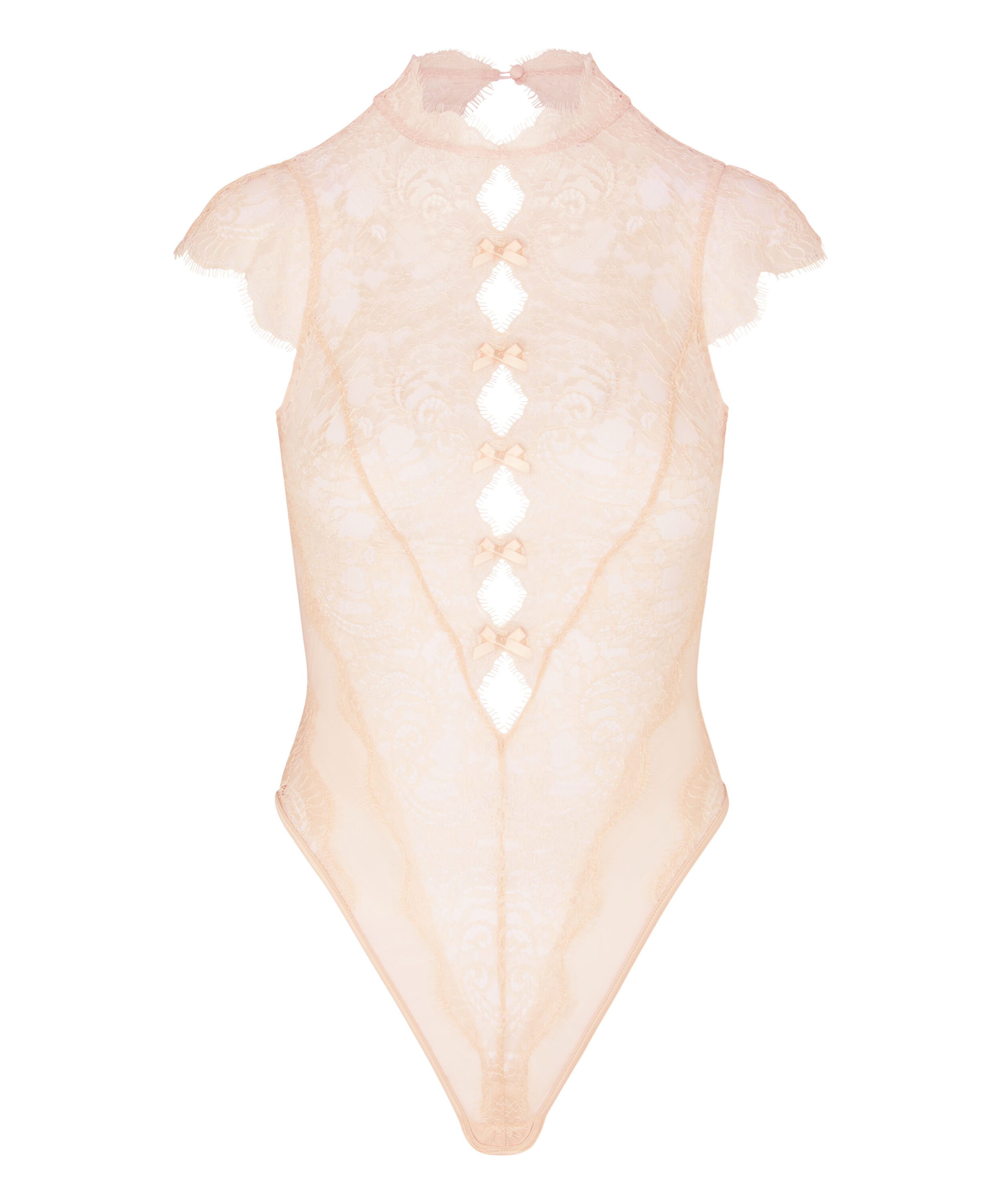 Highneck Body Sylvia, Beige