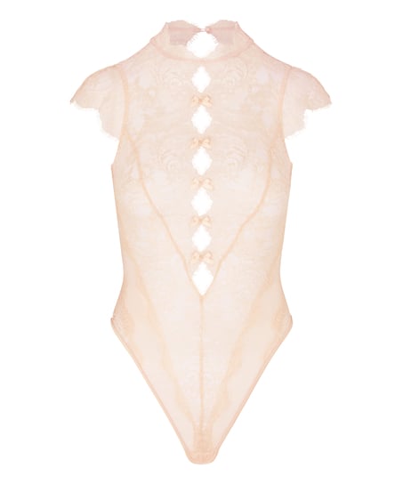 Highneck Body Sylvia, Beige