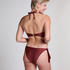 Dune Bandeau Bikini Top, Red
