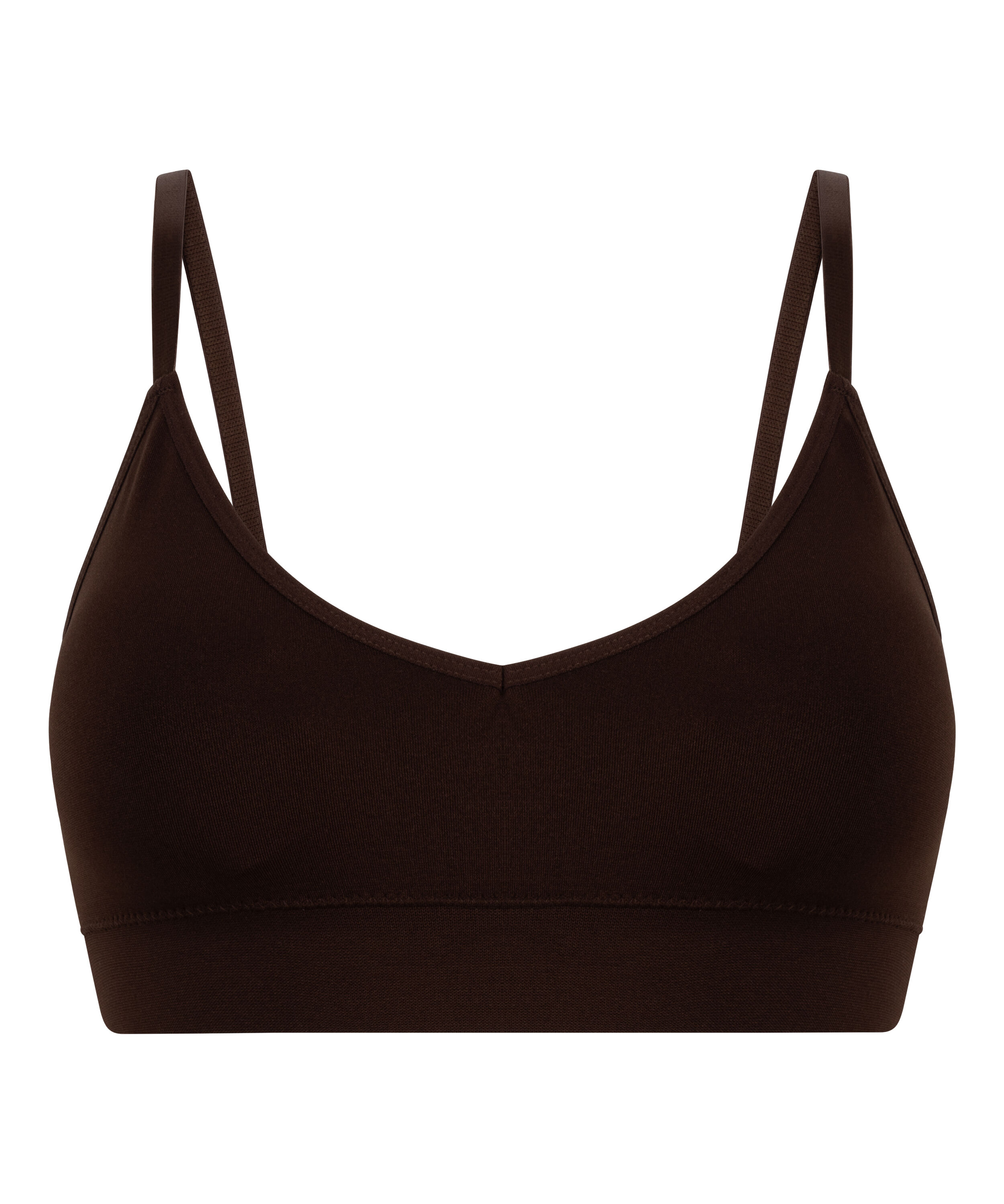 Dide Triangle Bralette, Brown