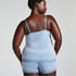 Short Velours Lace, Blue