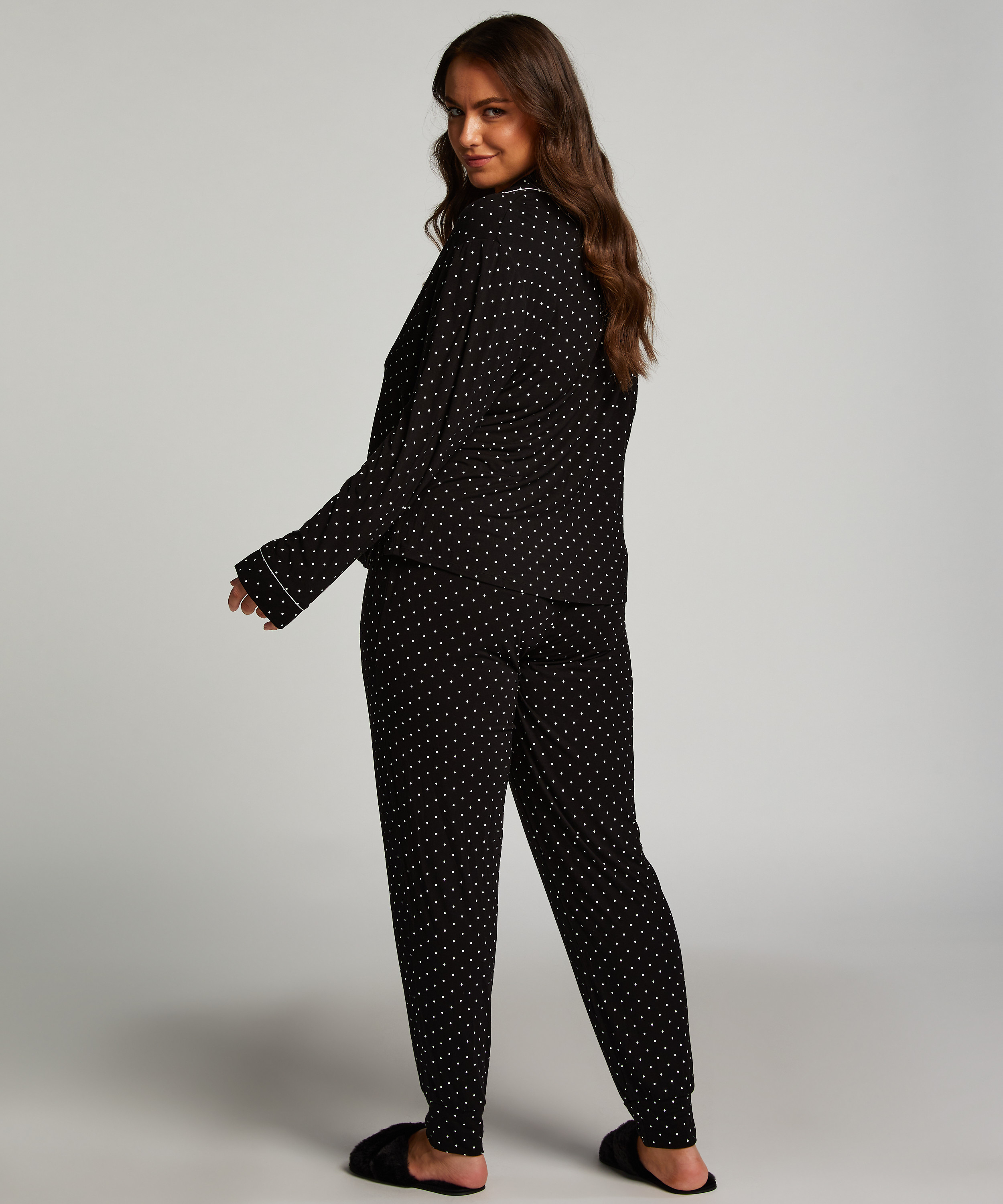 Pajama Set, Black, main