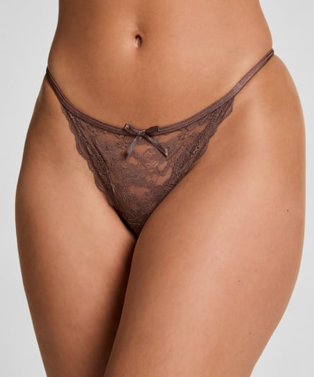 Mini Thong, Brown