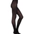 Tight Rib Knit Cashmere Blend, Black