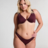 Neoprene Highleg Bikinibottom, Purple