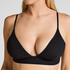 Smooth Triangle Bralette, Black