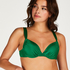 Antigua Padded Underwired Bikini Top, Green