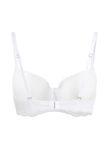 Angie Padded Underwired Bra, White