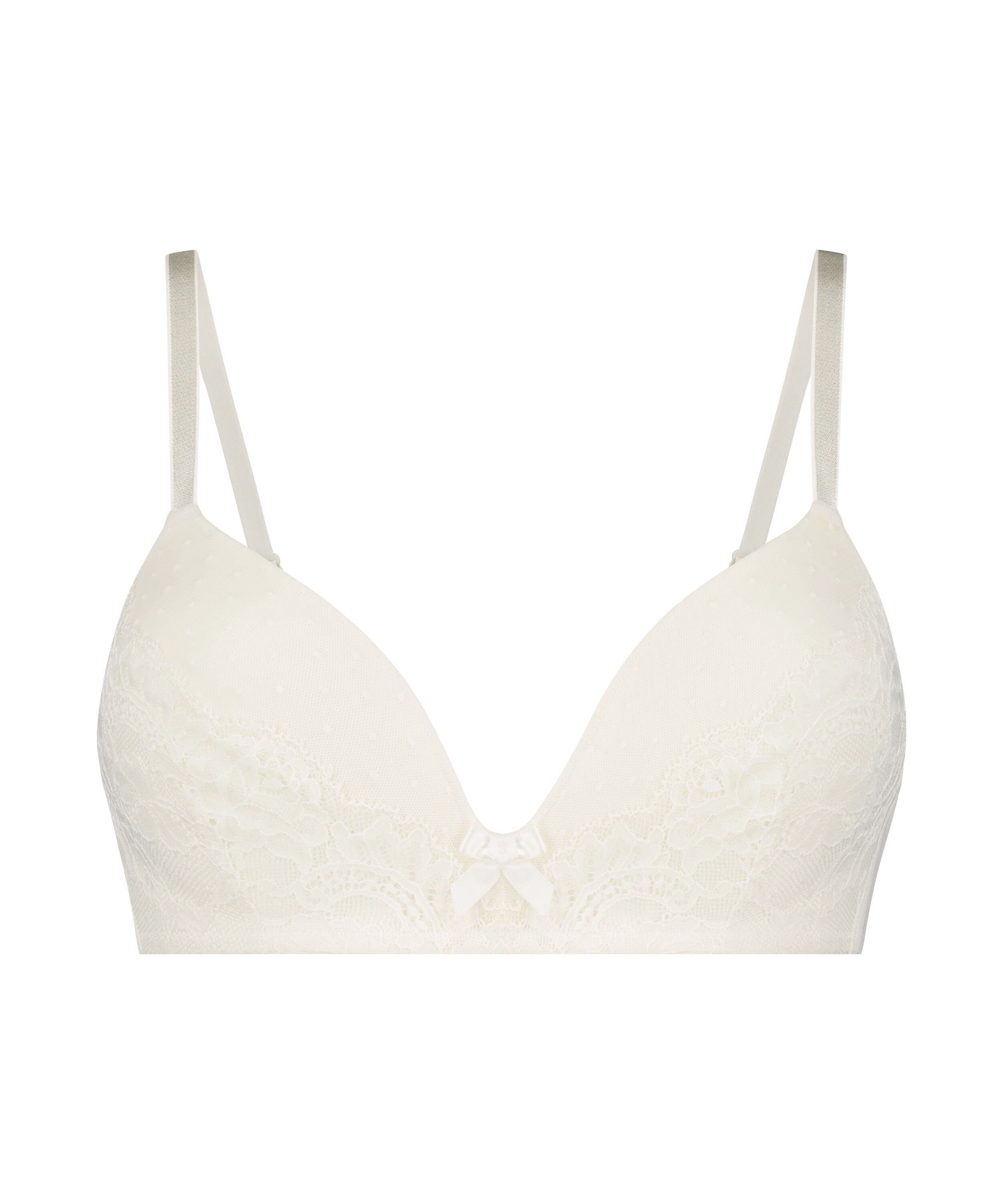 Valerie Padded Non-Underwired Bra, White