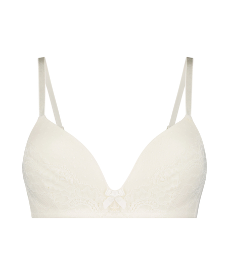 Valerie Padded Non-Underwired Bra, White
