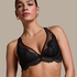 Poppy Non-Padded Underwired Bra, Black