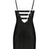 Preformed push-up underwired Slip Dress Talia, Black