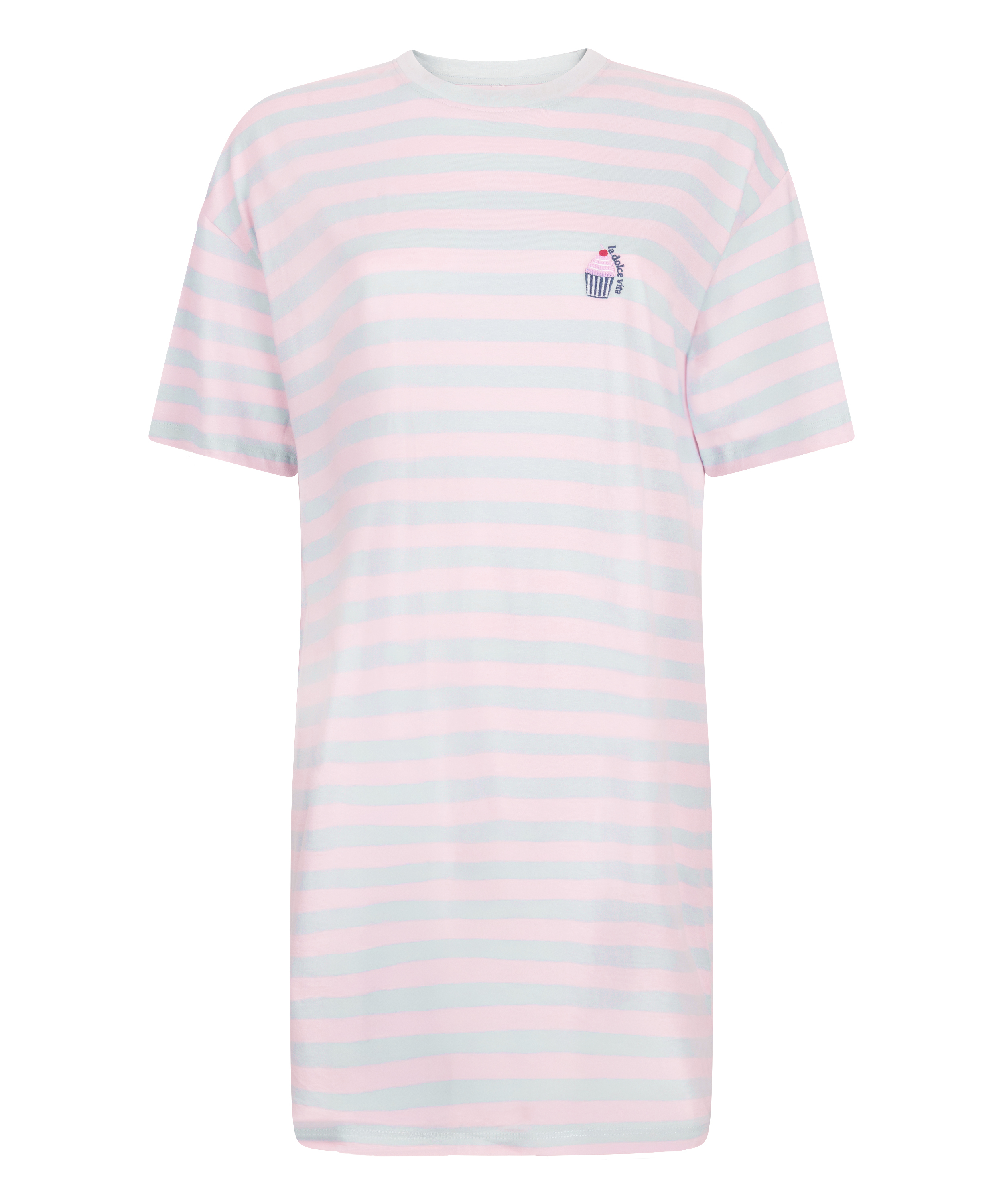 Roundneck Nightshirt, Blue, main