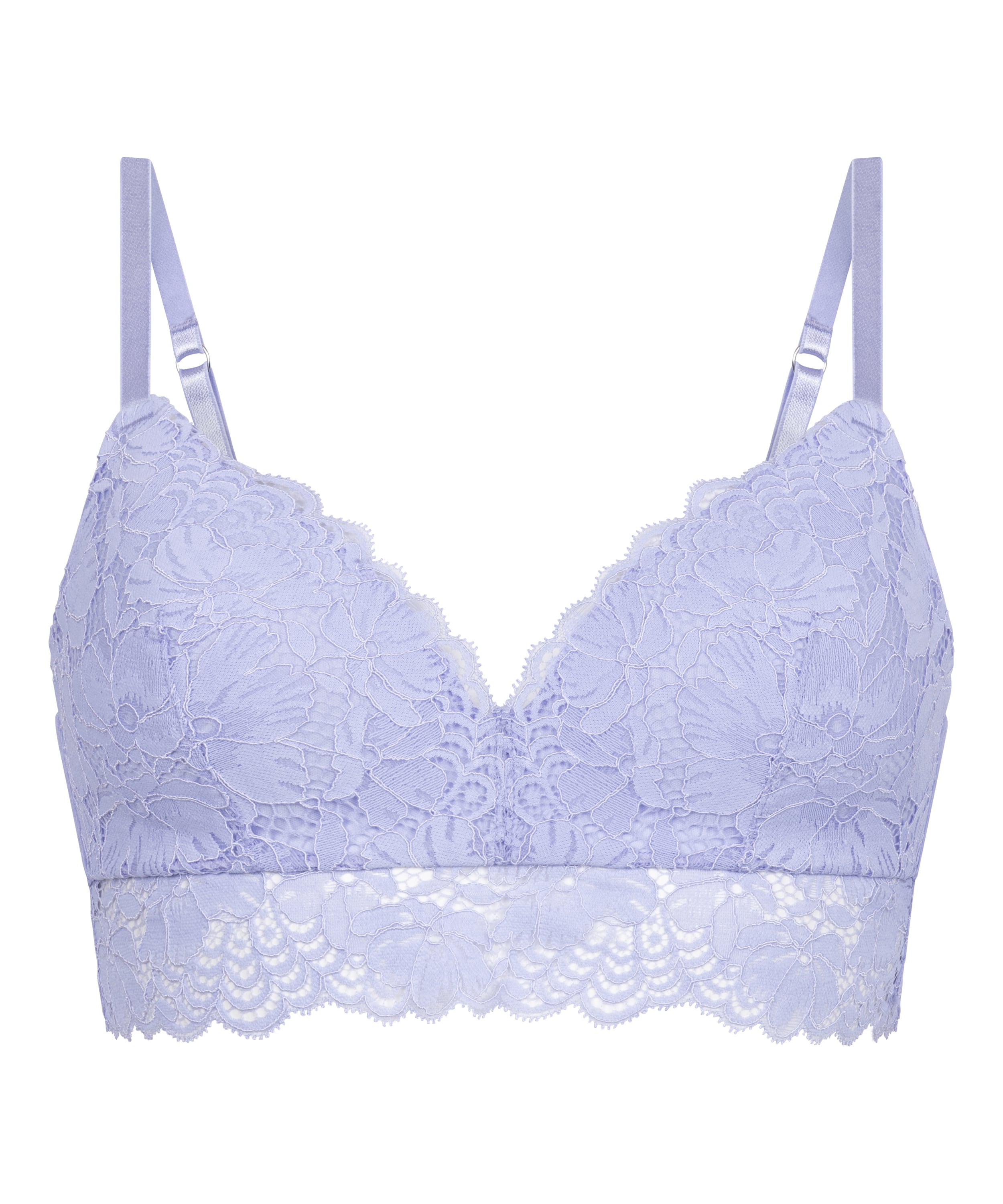 Andrea Padded Non-Wired Bra, Purple, main