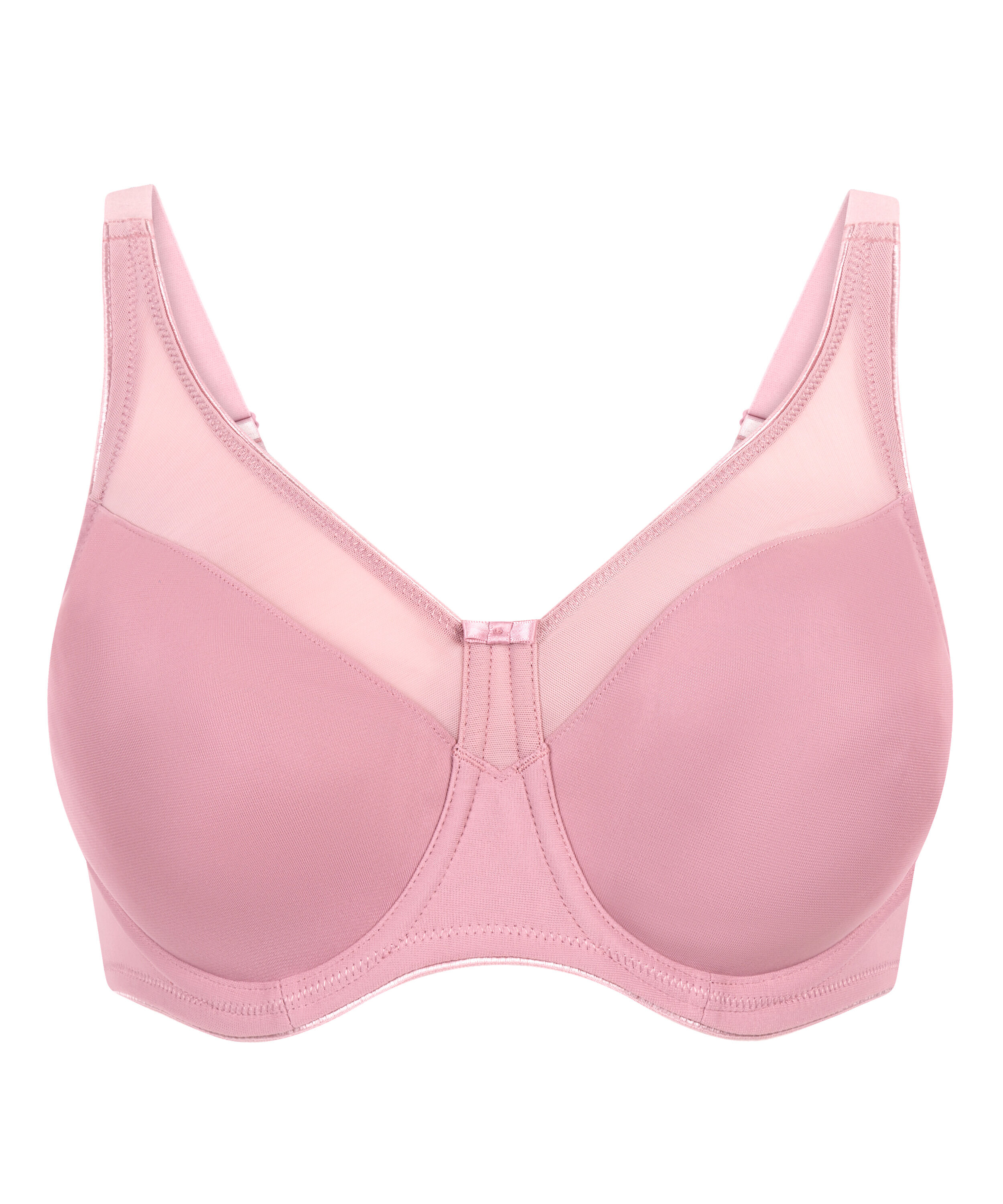 Nina Non-Padded Underwired Minimizer Bra, Pink