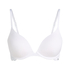 Angie Padded Underwired Push-Up Bra, White