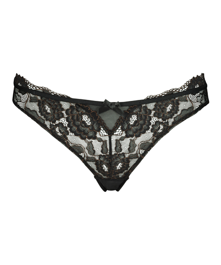 Chloe High Leg Brazilian, Black