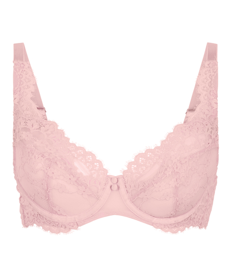 Daisy Non-Padded Underwired Bra, Pink