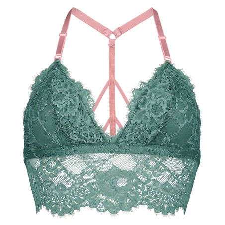 Illuna triangle bralette, Green