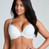 Marine Padded Push-Up Underwired Bra, White