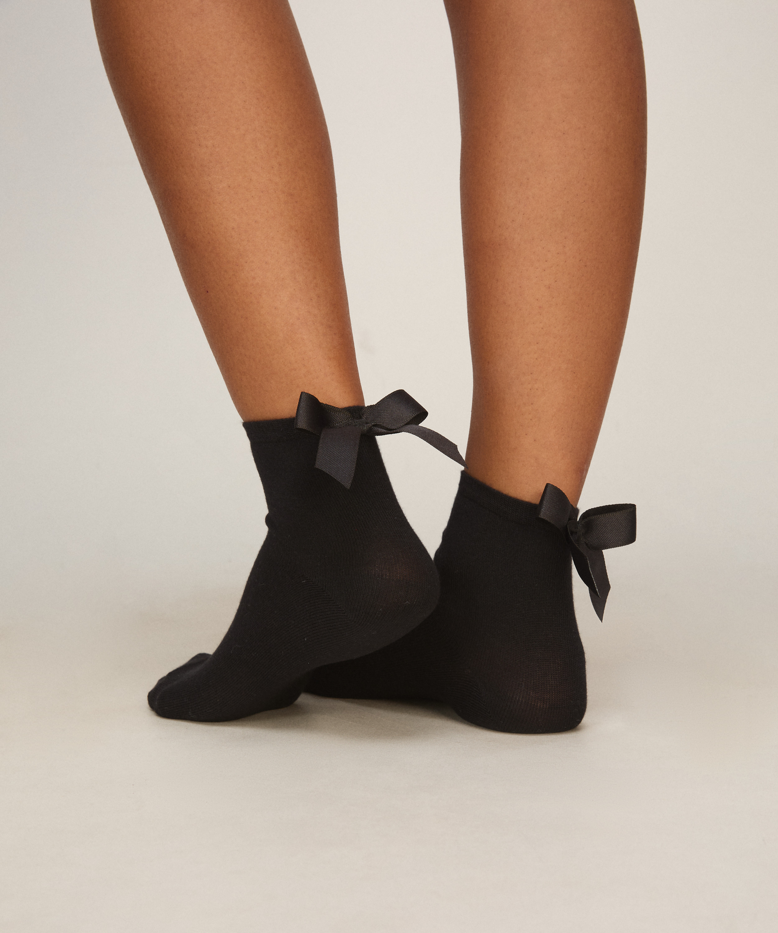 Socks Bow Modal, Black, main