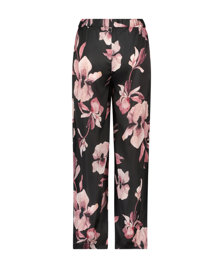 Palazzo Trousers, Black