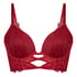 Marianna Push-Up Longline Bra, Red