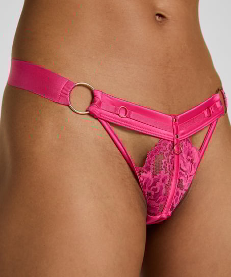 Emmeline Highleg Thong, Pink