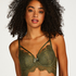 Marilee Padded Underwired Longline Bra, Green