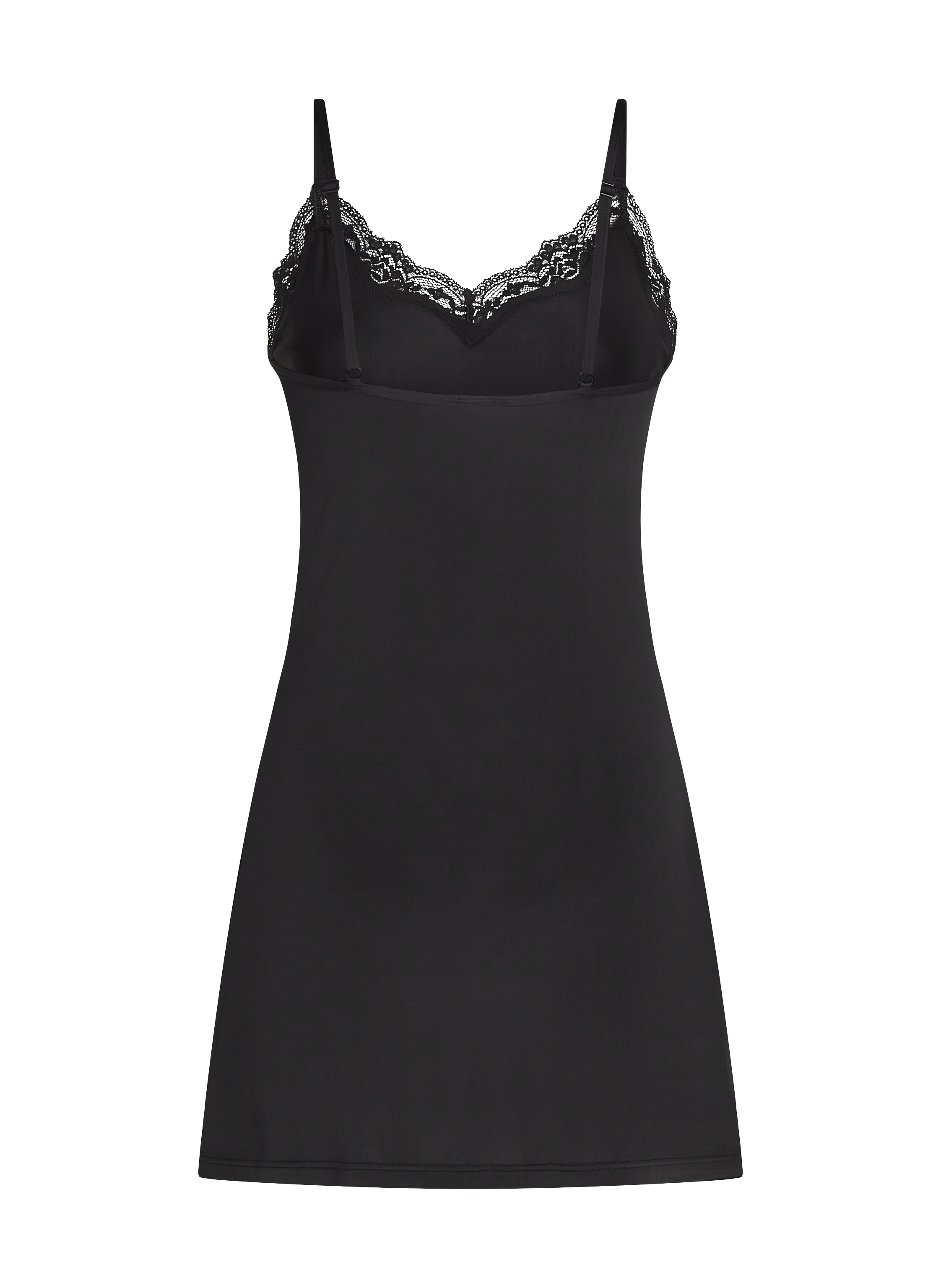Smoothing underdress lace, Black, main