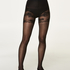 High Backseam 20 Denier Tights, Black