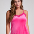 Velours Lace Cami Top, Pink
