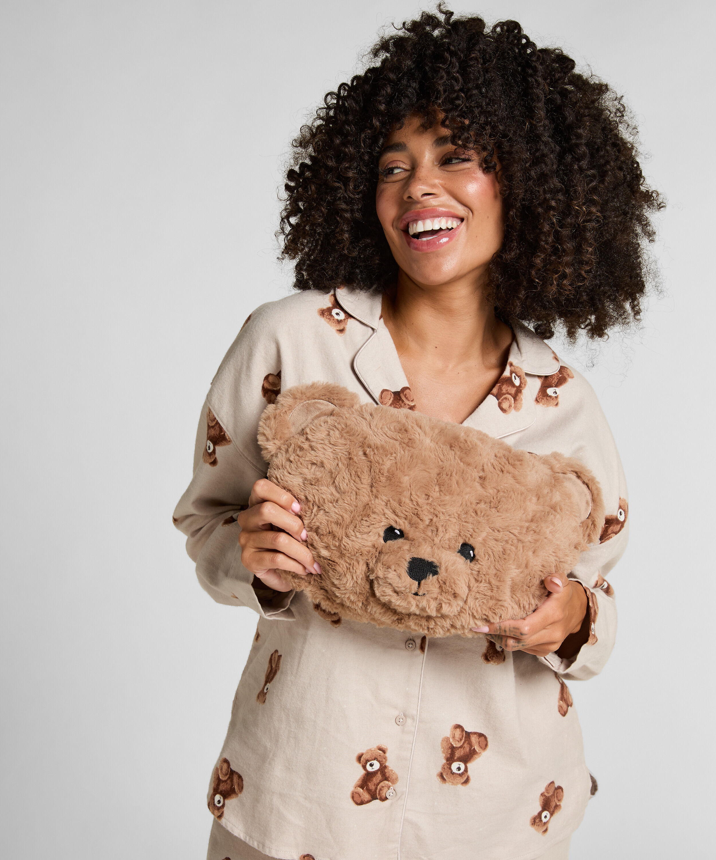 Hot water bottle, Beige