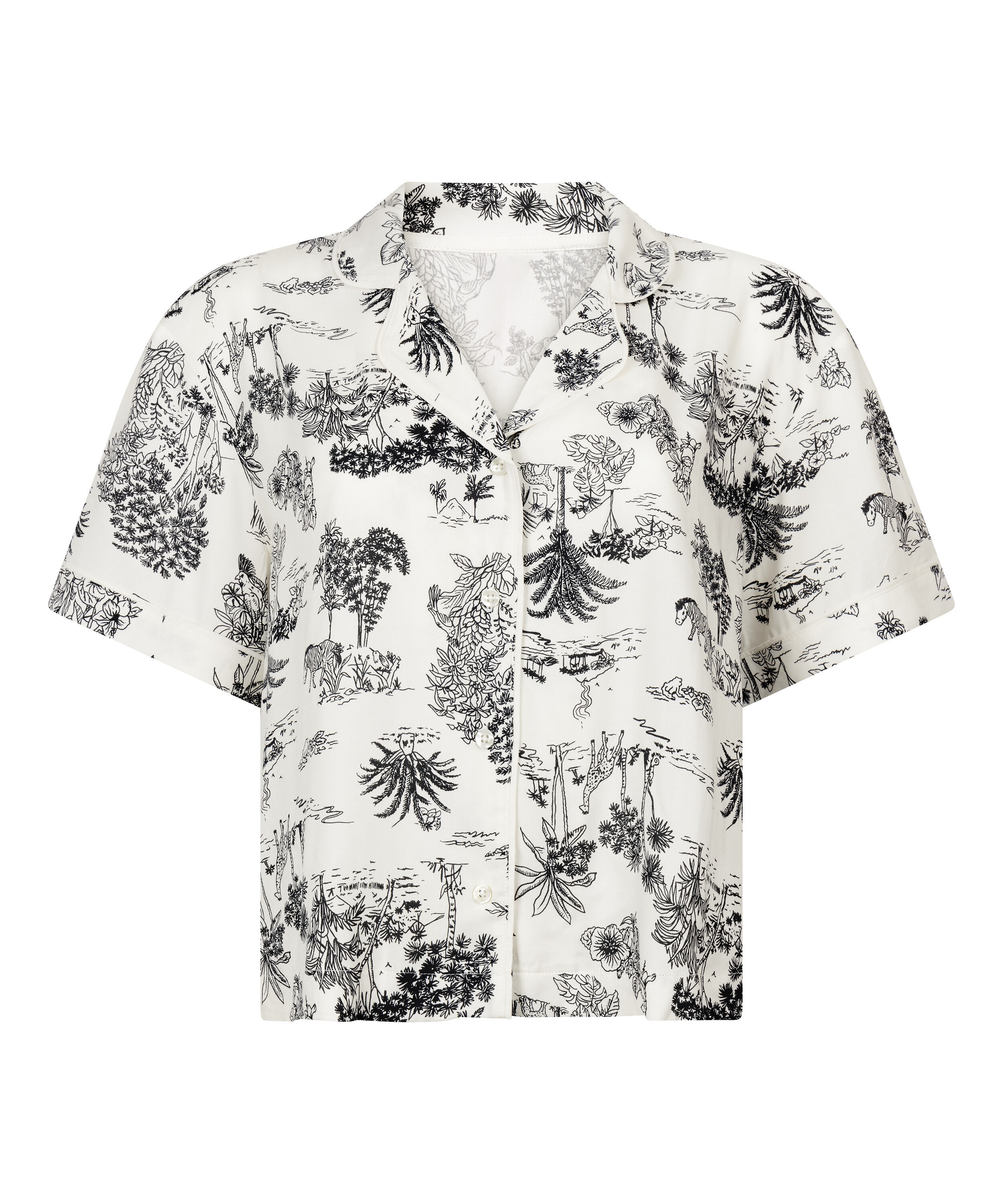 Jacket Short Sleeves Woven, White