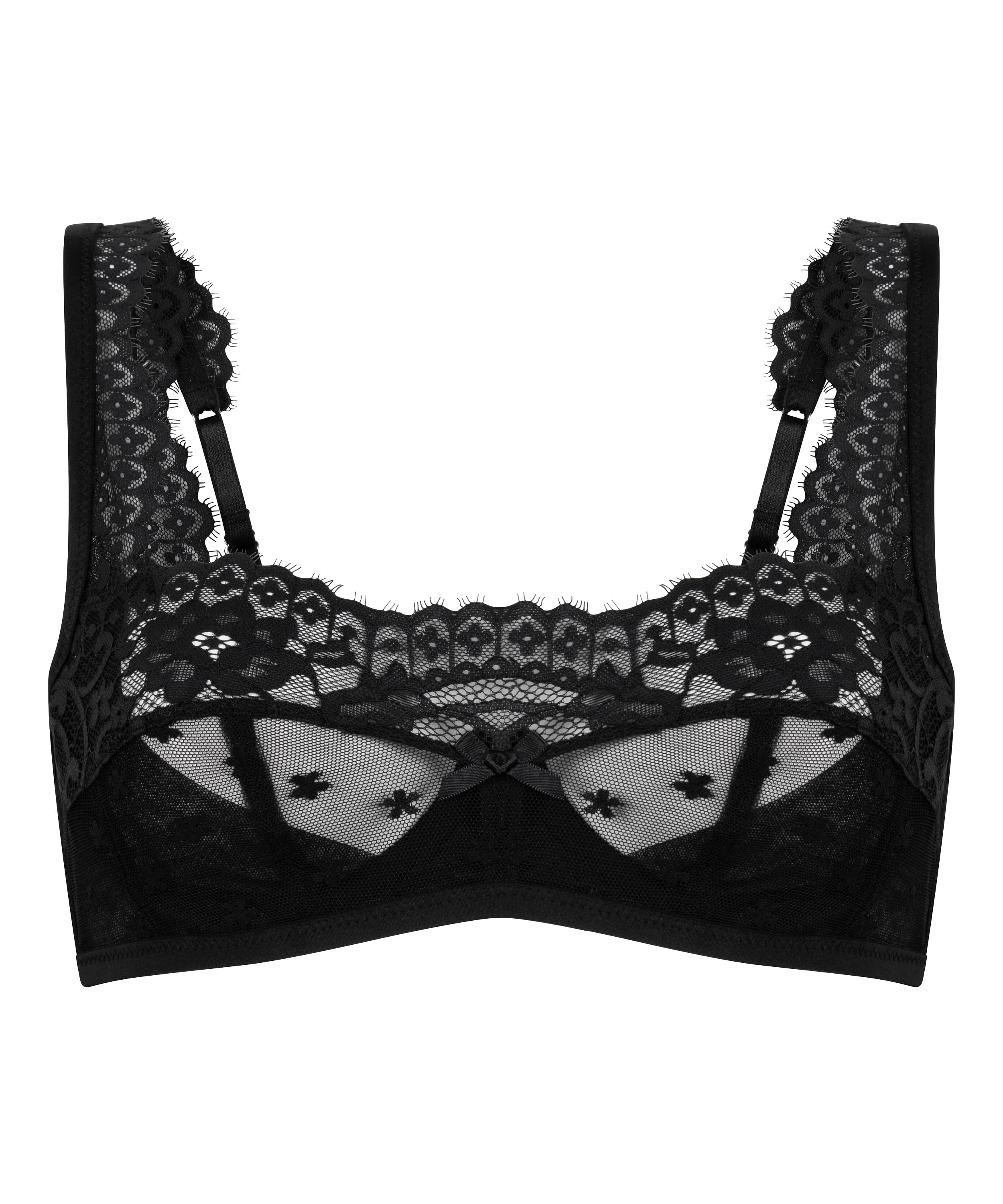 Valora Non-Padded Underwired Bra, Black, main