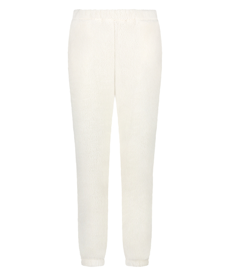 Snuggle Fleece Joggers, White