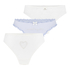 Bridal Thong Multipack, White