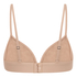 Smooth Triangle Bralette, Beige