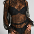 Pyjama Top Cecilia, Black