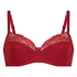 Sophie Non-Padded Underwired Bra, Red