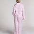 Satin Long-Sleeved Jacket, Pink