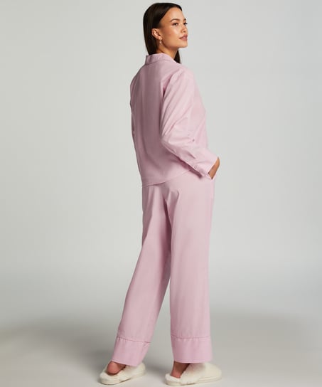 Cotton Pyjama Pants, Pink