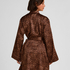 Satin kimono, Black