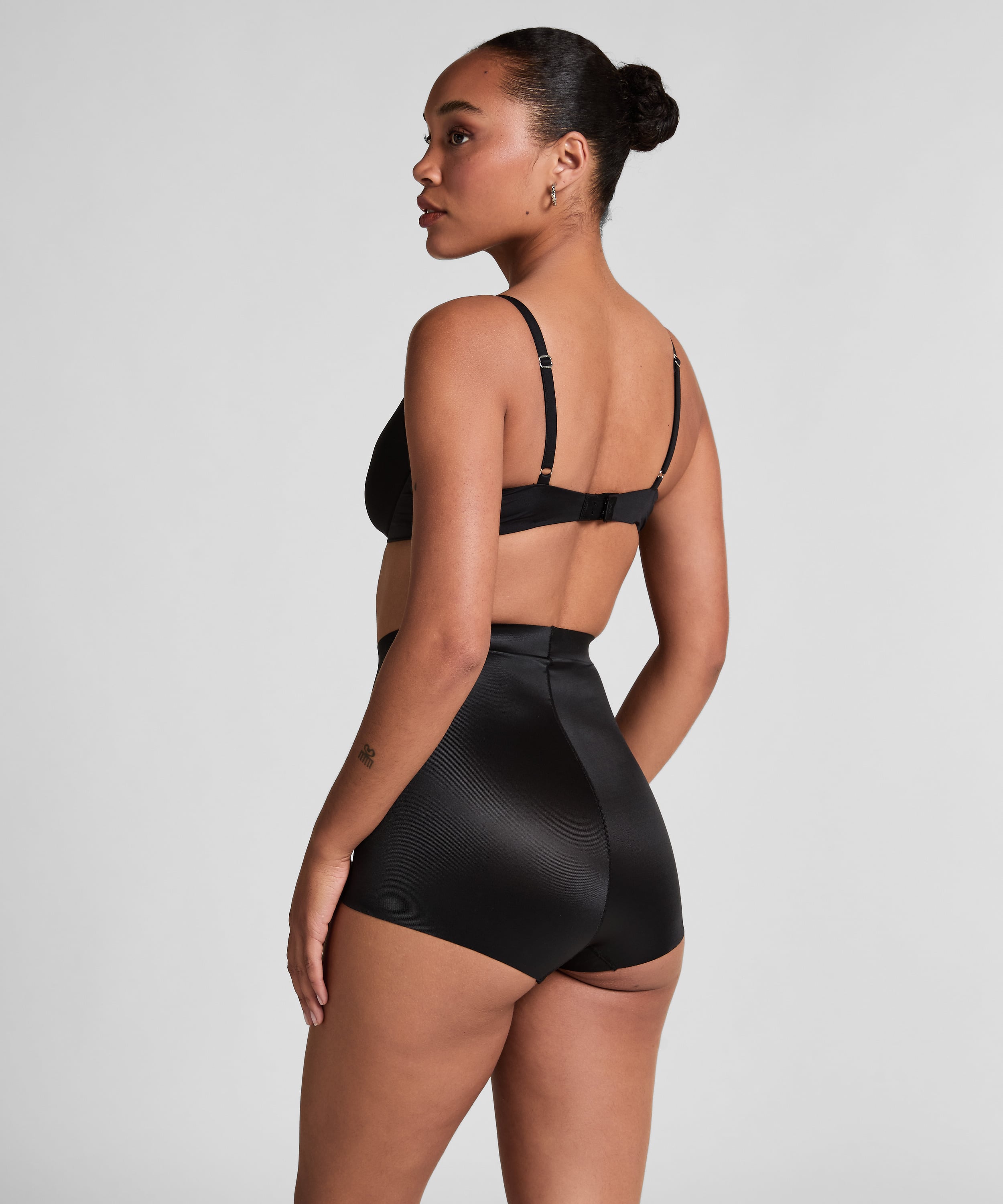Sculpting scuba high waisted brief, Black, main