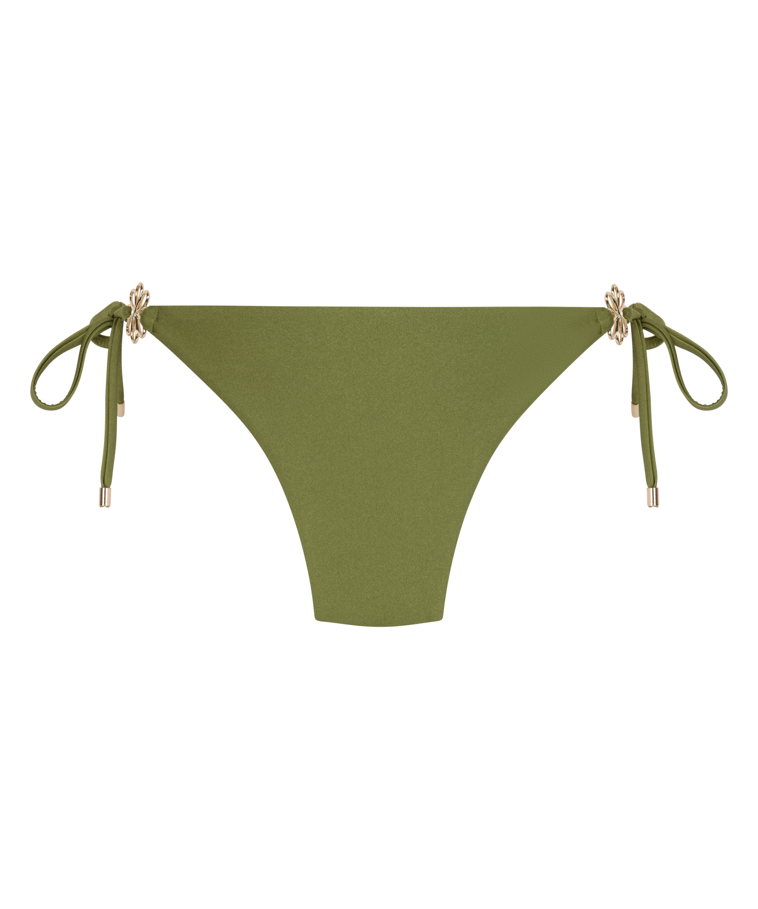 Yucatan High-Leg Bikini Bottoms, Green, main