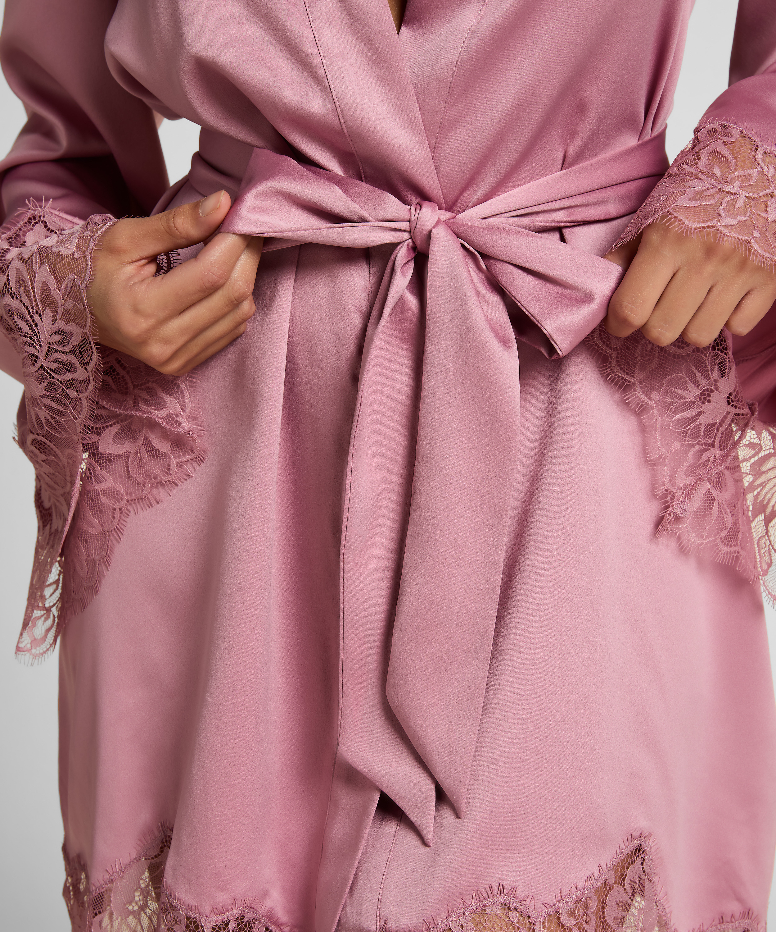 Kimono Satin Valerie, Pink, main